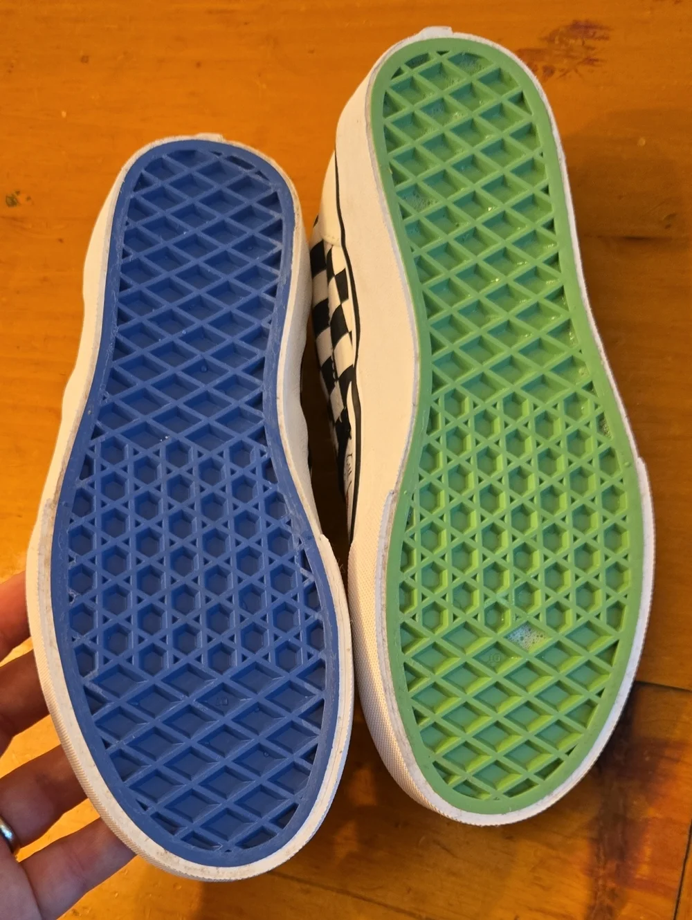 Kids Vams Slip-On Sneakers with Rainbow & Smile Print -Flour SHOP